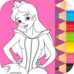 Logo of Princess Coloring Pages for Ki android Application 