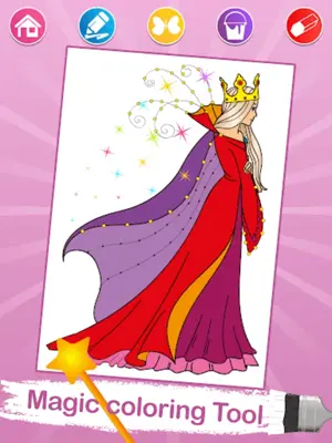 Princess Coloring Pages for Ki android App screenshot 9