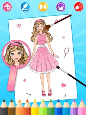 Princess Coloring Pages for Ki android App screenshot 11