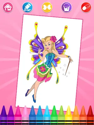 Princess Coloring Pages for Ki android App screenshot 13