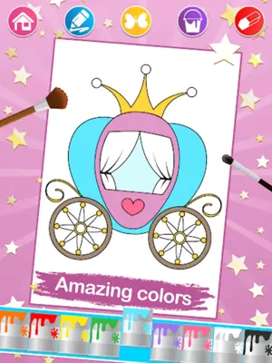 Princess Coloring Pages for Ki android App screenshot 7